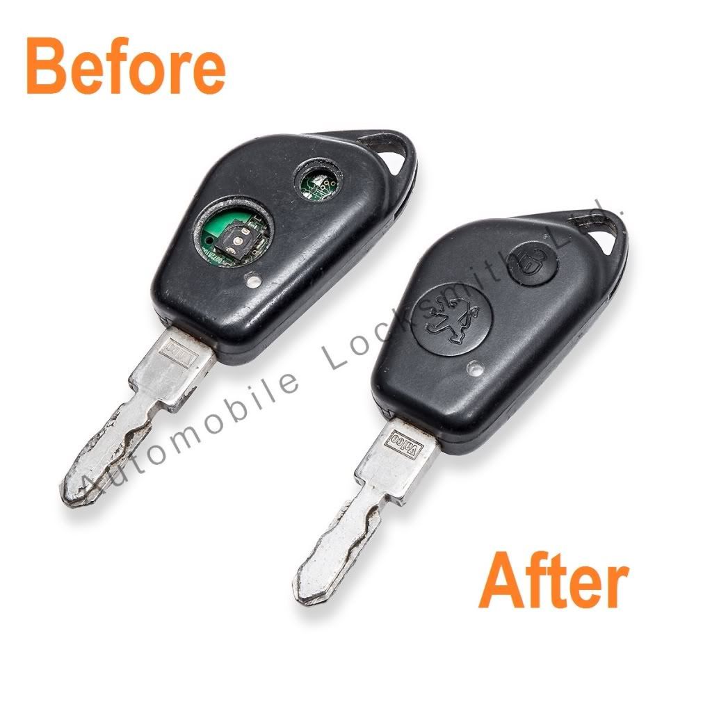 about For Peugeot 406 2 Button Remote key fob REPAIR SERVICE FIX