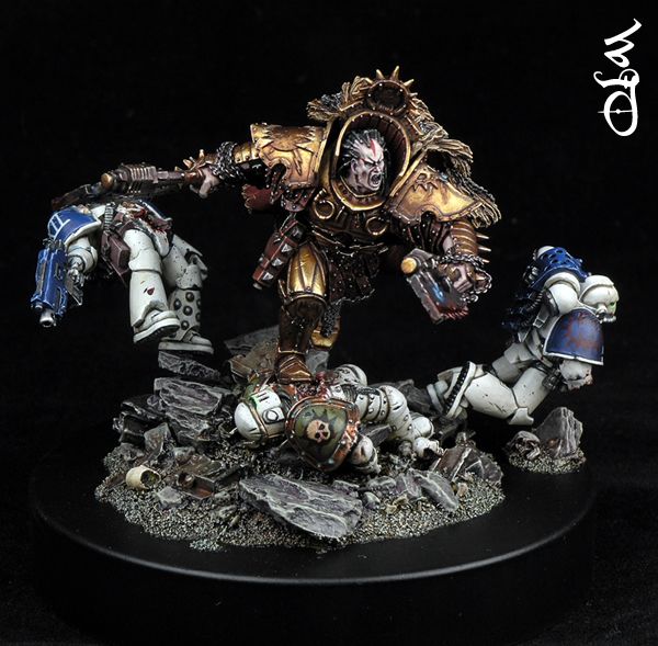 Angron Primarch OfThe World Eaters, Angron Primarch OfThe World Eaters painted by Wiltrichs