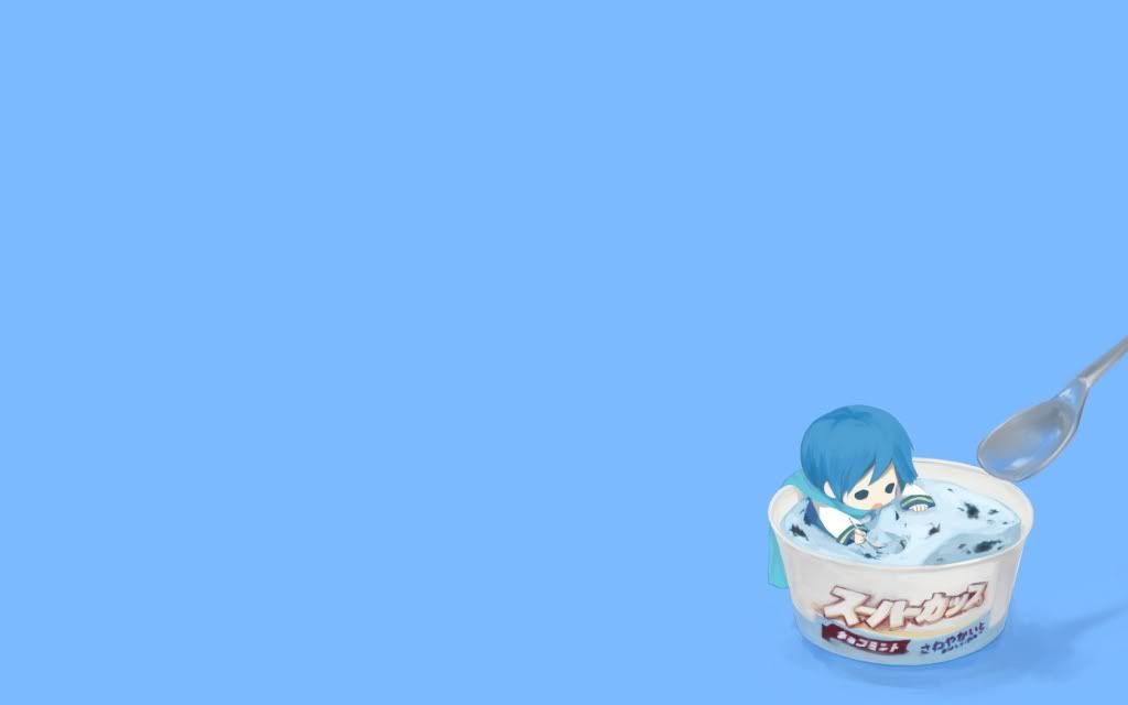 ice wallpaper. Cute Blue Ice Cream Wallpaper