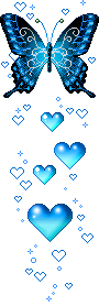 blue,butterfly,hearts