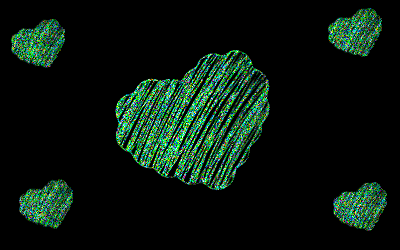 Animated Black Hearts