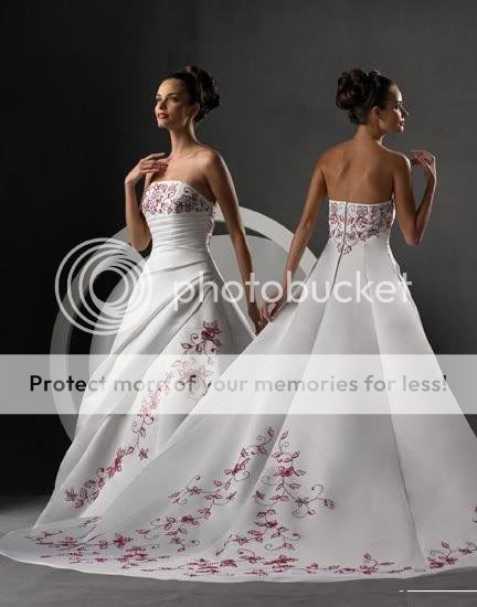 Storage A line Strapless white Wedding Dress Bridal gown Ball lace up 
